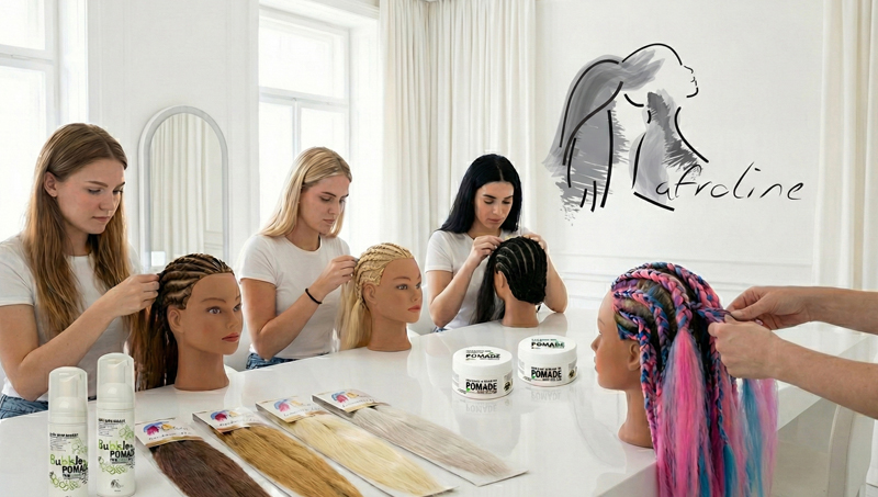 Helyes kéztartás hajfonásnál